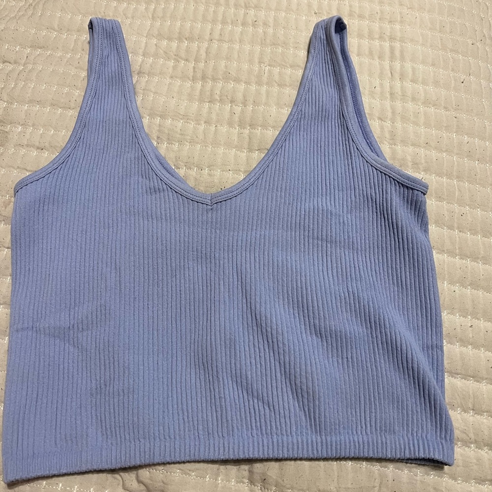 Periwinkle crop top